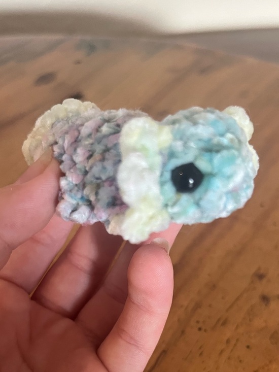 Other - Handmade crocheted Baby axolotl